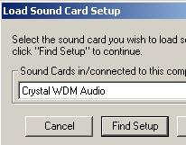 Sound Card Settings